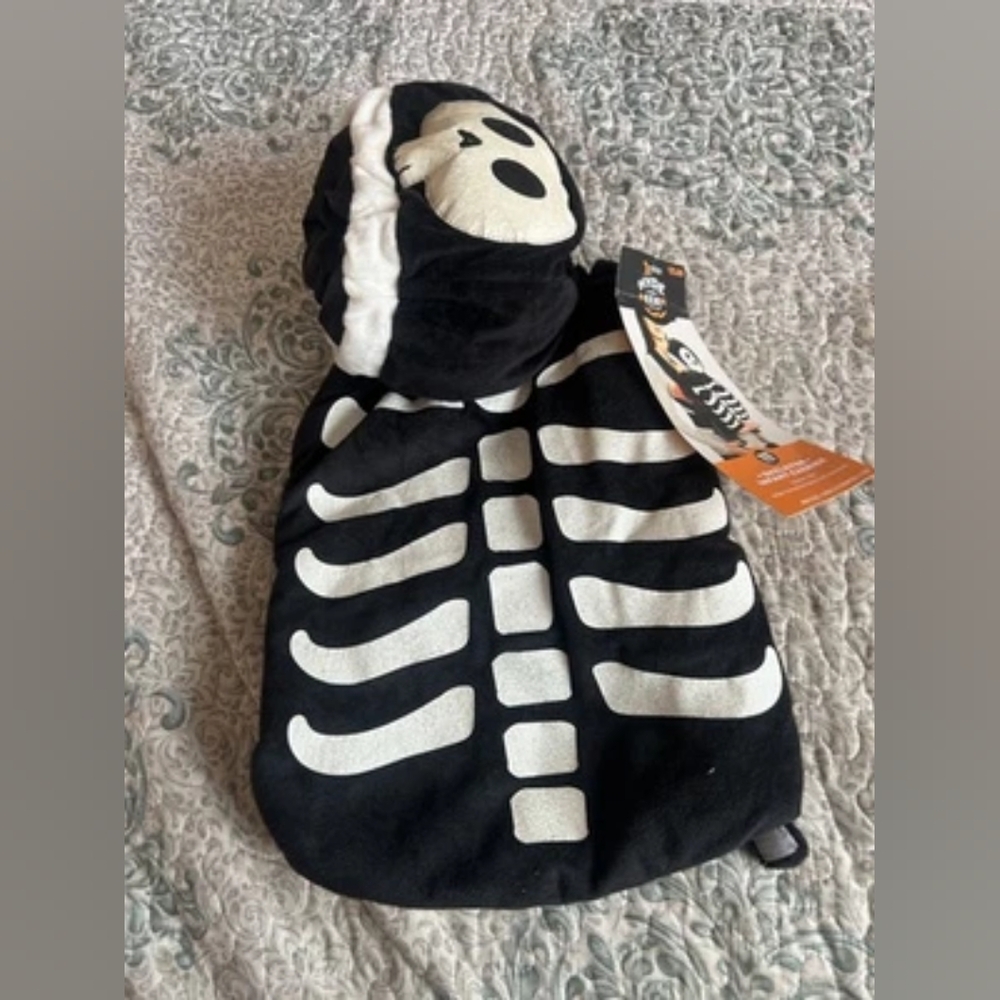 NWT Hyde and Eek Brand Skeleton Infant Carrier Halloween Costume 0-6 Months New!